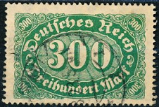Alemania #158   1922  Usada