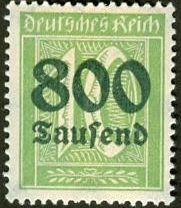 Alemania #262 1923 Nueva