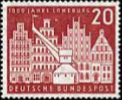 Alemania #741 1955