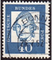 Alemania #832 1961