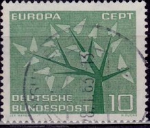 Alemania #852 1962