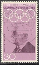 Alemania #986 1968