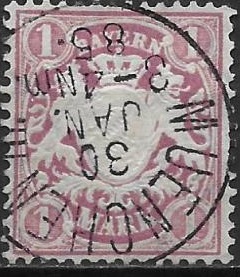 Alemania A Bavaria #54 1881