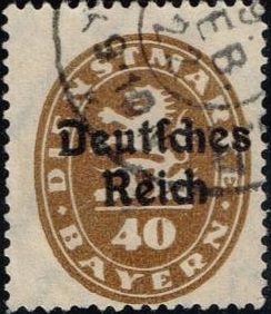 Alemania A Bavaria #O57 1920