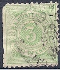 Alemania A Wurttemberg # 56  1894