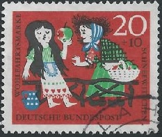 Alemania #B386 1962  "Blanca Nieves"