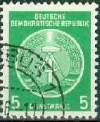 Alemania Republica Democratica #O1 1954