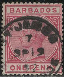 Barbados #61 1882