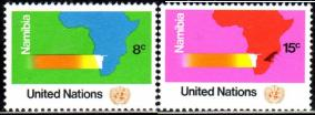 Naciones Unidas Nueva York #240-241  1973