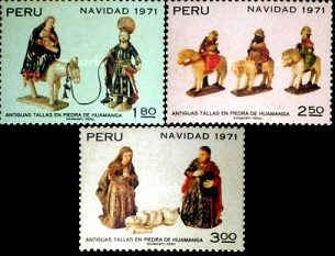 PERU #563-565 1971 Usadas