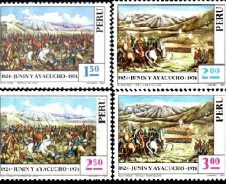 PERU #620-623  1974