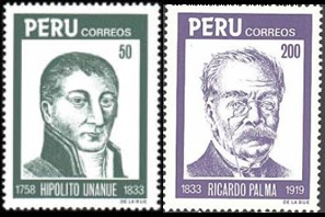 PERU #819-820 1984