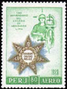 PERU #C154  1958
