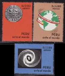 PERU #C206-208  1966