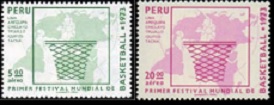PERU #C370-C371  1973