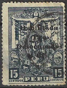 Peru #RA16  1931  "Centenario del fallecimiento de Simón Bolívar"