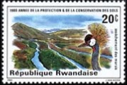 Ruanda  #1001  1980
