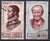 Chile #CB1-CB2   1961