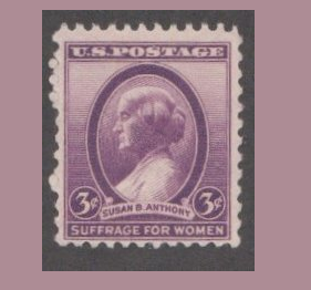 Estados Unidos #784  1936 Nueva NH "Susan B. Anthony, sufragista, reformadora social y activista por los derechos de la mujer.