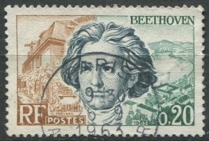 Francia #1059 1963 "Beethoven"