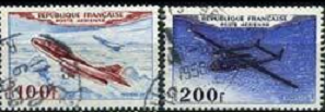 Francia #C29-C30 1954
