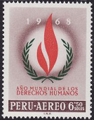 PERU #C225  1968