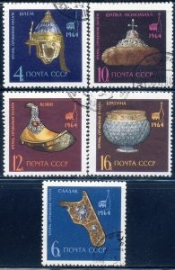 Rusia #2987 - 2991 1964  Serie completa