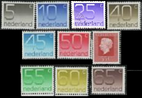 Holanda  #536 - 545 1976