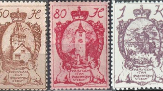 LIECHTENSTEIN  #40-42  1920