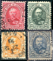 Luxemburgo # 60-63 1891