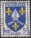 Francia #739 1954 "Escudo de armas de Saintonge"