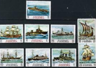 Fujairah   MI#234A   YT#77A - MI#242A YT77I Serie completa