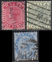 Malta #9-11  1885