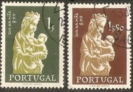Portugal #822-823 1956 Serie completa NH