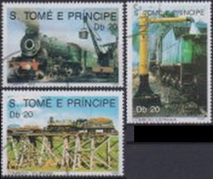 Santo Tomé y Príncipe #884-886  1989