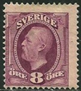 Suecia #57 1891