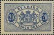 Suecia #O24 1881
