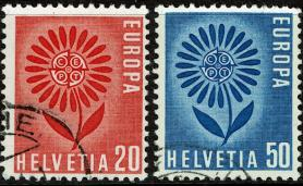 Suiza #438-439  1964