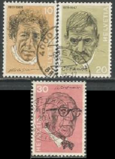 Suiza #546-548  1972