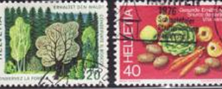 Suiza #610-611  1976