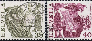 Suiza #637-638  1977