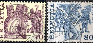 Suiza #642-643  1977