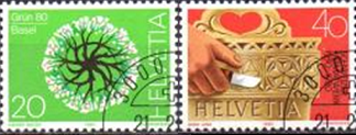 Suiza #681-682  1980