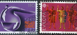 Suiza #714-715  1982
