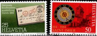 Suiza #744-745  1984
