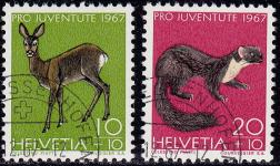Suiza #B370-B371  1967