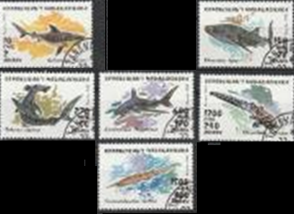 Madagascar #1280 - 1286  1993. Serie incompleta falta #1281