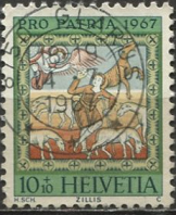 Suiza  #B366  1967