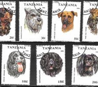 TANZANIA #1144 - 1150  1993 Serie completa