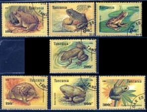 TANZANIA #1453 - 1459  1995    Serie completa